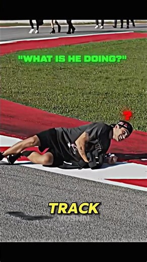 Bro is memorizing the asphalt texture 💀