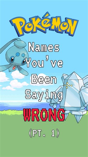 Pokémon Names You’re Saying WRONG! PT. 1