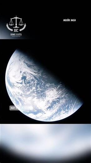 ''CHÂN DUNG" TOÀN CẢNH CỦA TRÁI ĐẤT CHỤP TỪ TÀU VŨ TRỤ ORION TRONG SỨ MỆNH ARTEMIS ll #homecasta