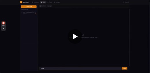 What if AI could automate anything Just from a prompt? No dragging nodes. No memorising templates. No forced workflows. No code unless you want it. That’s what I’m building. Tools like n8n and… | Navaneeth Krishnan