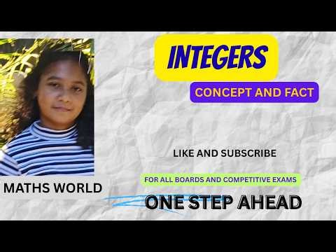 INTEGERS CONCEPT OF INTEGERS
