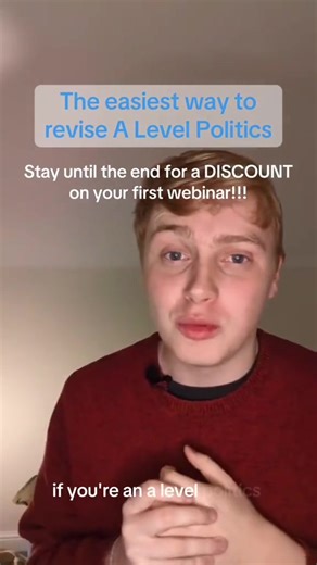 A-Level Politics Easter Revision Webinars