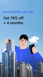 The internet can be scarier than you think. Malicious websites, trackers, and annoying pop-up ads are lurking on every corner, so your digital identity is always at stake. Unless you get NordVPN. Your connection will be encrypted, and your privacy will be protected while you surf the web. At the same time, Threat Protection Pro™ will protect you from trackers and shield you from phishing and malware. And that's not all! One NordVPN account protects up to 10 devices to stay safer at home or on th