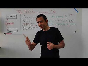 VLOG# 41 - Whiteboard video about the FLEXlm license file