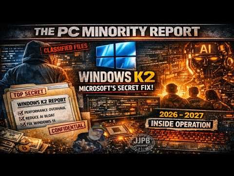 🔥 Windows K2: Microsoft’s Secret Fix for Windows 11 On THE PC MINORITY REPORT!