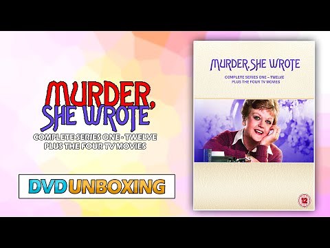 Murder She Wrote Complete Series 1-12 Boxset [Amazon Exclusive] DVD UNBOXING