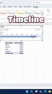 44K views · 555 reactions | How to use timeline in excel #excel #viralreels #viral #microsoftexcel #advancedexcel #msexcel #advancedexcenewfunction #advancedexcenewfunction #explore #msexcelformulas #exceltips #exceltricks | Ather Naqvi | Facebook