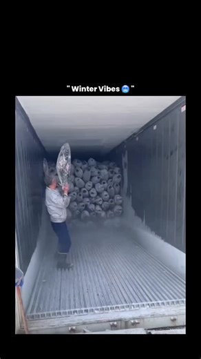 Prem Prakash on Instagram: "This video reveals a real and serious aspect of industrial logistics that most people never see—manual unloading inside freight containers is one of the most physically demanding and hazardous jobs in global supply chains. Workers often operate in confined metal containers with poor ventilation, extreme temperatures, dust, and unstable cargo, which significantly increases the risk of respiratory issues, muscle injuries, and accidents. The stacked cylindrical materials
