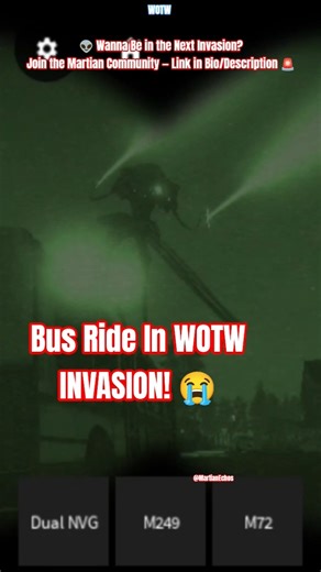 Bus Ride In War of The Worlds INVASION! 😭 (WOTW GAME!) #WarOfTheWorlds #Tripods #wotw #alien #scifi