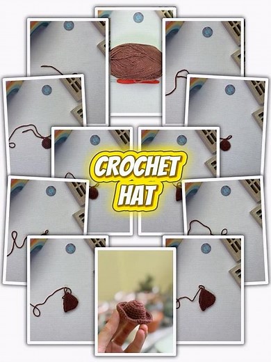 30 ngày móc len #ngày 02 | crochet pattern - mens hat | Chart móc cho người mới bắt đầu