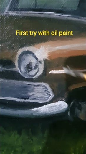 #art #painting #car #vintage #oilpainting