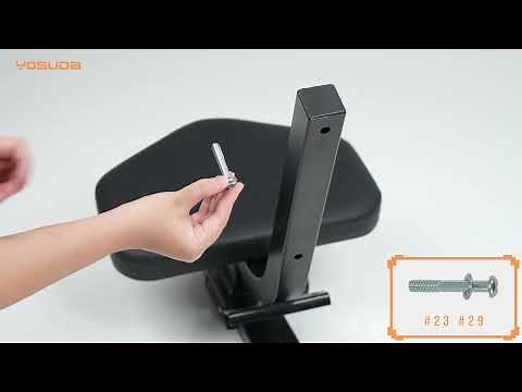 YOSUDA Recumbent Exercise Bike Assembly Video: RC-PRO, Black