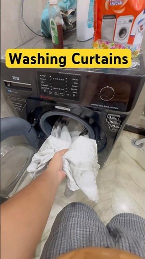 Washing Curtains in My IFB 8kg Front Load Washing Machine