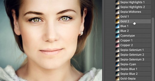 Using the Hidden Color Grading Presets in Photoshop