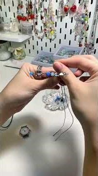 Make beaded watches with me ✨ #shorts #handmade #stonebeads #handmadeseller