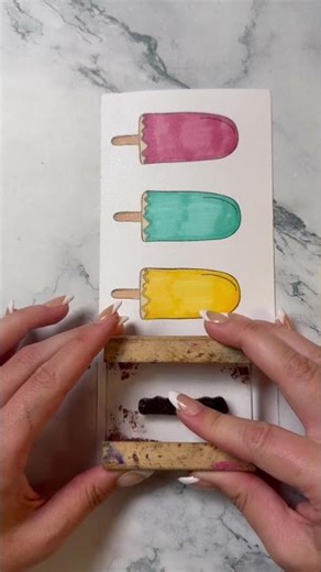 🍦 Simple Copic Coloring | Sweet Ice Cream Treats Card