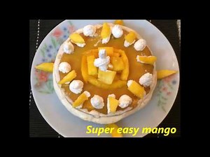 NO BAKE MANGO CHEESECAKE|SUPER EASY RECIPE