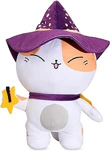 Cute Kitten Cat Plush Halloween Stuffed Animal, 19.7inch Squishy Stuffed Animal Toy, Kawaii Soft Hugging Cat Pillow,Halloween Plush Toy for Kids.