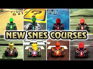 Mario Kart World · All New DLC SNES Courses (Locations Included)