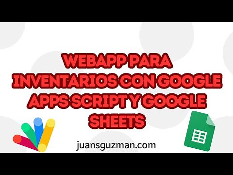 Inventory management with a web app built with Google Sheets and Google Apps Script