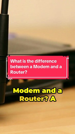 What is the difference between a Modem and a Router? #IT #TechTok #Modem #Router #Networking #ITBasicsBootcamp