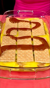 No Bake Caramel Apple Eclair Cake! 🍏 #easyrecipes #apples #desserts | Kyle & Mistie Knight