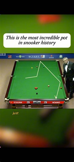 This is the most incredible pot in snooker history #snooker #snooktime #sports #osullivan #snookerplayer
