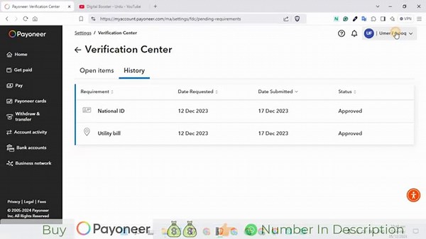 🔴 Live Approval: How To Approve Payoneer Address Verification in 2024 || Complete A to Z Guide 💯
