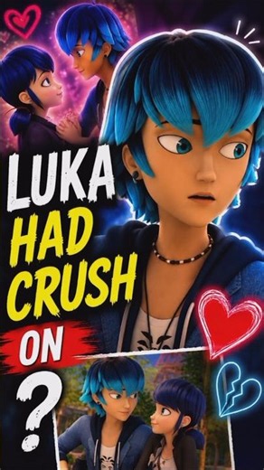 💞luka had crush on #miraculous #shorts 🥰💖
