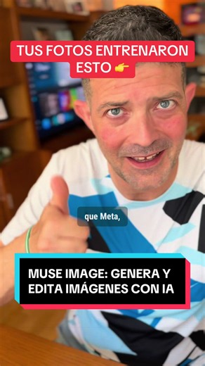 Meta ha lanzado Muse Image GRATIS y ya es la nº2 del mundo en generación y edición de imágenes 🥈 Piensa antes de dibujar, busca datos reales en internet, escribe en español sin inventarse letras y se corrige sola. Y la edición es una locura. Pruébala en la app de Meta AI o en meta.ai. La historia completa (y de dónde salen sus datos 👀), en mi último vídeo de YouTube 🎬 #ia #inteligenciaartificial #meta #museimage #metaai