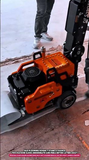 Industrial Floor Scraper Machine 2200W Flooring Removal for Vinyl Epoxy Adhesive Stripping