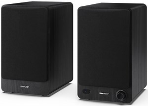 SHARP CP-S30 Czarne (2 szt.), Bluetooth 5.0, Wbudowany Equalizer, Wejście USB Aktywne, Podstawkowe kolumny głośnikowe - niskie ceny i opinie w Media Expert