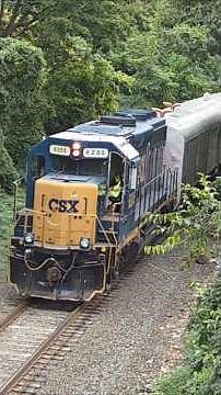 Y102 GP-40 CSX #6206 Pulling the BNSF Executive OCS back to Oak Point Yard from Fresh Pond