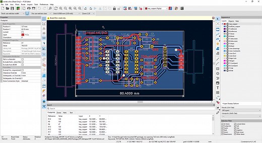 PCB Design in PcbNew