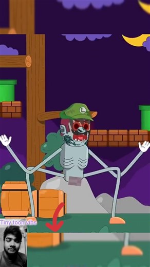 Fight between Lugi and Mario #mario #animation #cartoon #shorts