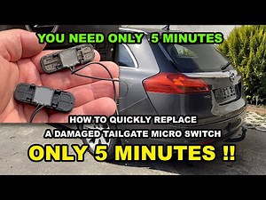 How to Quickly RepairBootlock Release Button in Opel Vauxhall Insignia