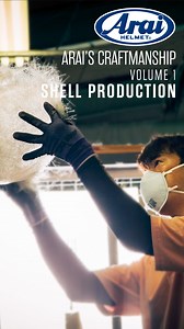 8.2K views · 165 reactions | Take a look inside the Arai Helmet factory in Japan, where our helmets have been made for almost five decades ️ In Volume 1 we look at Shell Production in the formative stages of an Arai, creating them by hand with our Priority for Protection ️ Follow us for the next instalments of the Arai Factory Tour on YouTube and find out what makes the difference! #Arai #AraiHelmet #ValuesOfArai #PriorityForProtection #GlancingOff | Arai Helmet Europe | Facebook