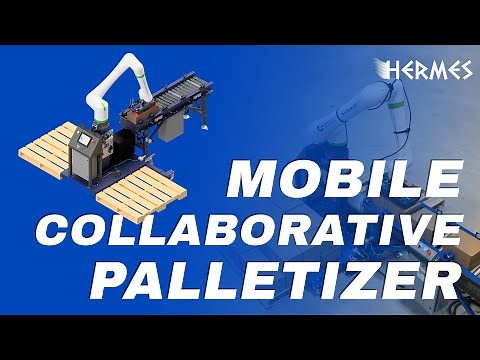 Hermes Mobile Cobot Palletizer with FANUC CRX-25iA Cobot