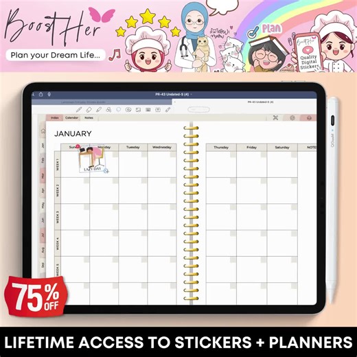 Full Shop Daily Digital Sticker Book for Goodnotes, PNG Files of Digital Stickers, Sticky Notes, Digital Icon Stickers, Goodnotes Stickers - Etsy