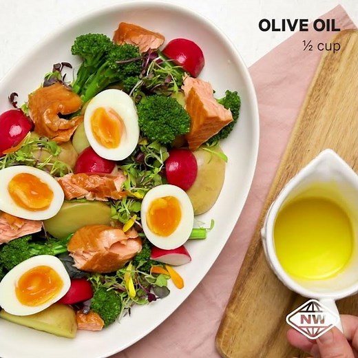 Hot Smoked Salmon Salad