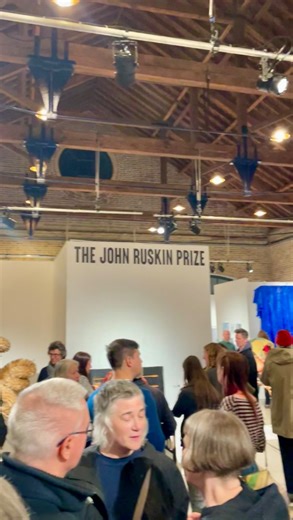 Liz Atkin | Artist, educator, advocate on Instagram: "Fantastic PV of The 8th John Ruskin Prize this evening @thebigdraw @ruskintoday @parkerharrisco. Proud to be invited as an Ambassador for The Big Draw. From 4,000 entries, 93 artworks by 83 artists were shortlisted and are now on show in a group exhibition at Trinity Buoy Wharf. Huge heartfelt congratulations to the Ruskin Prize winner @brokensharkcage! Absolutely stoked for you!! So brilliant to see you win! Congratulations to all the artist