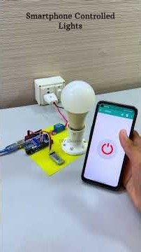 Smartphone Control Light Bulb with Arduino || DIY Home Automation