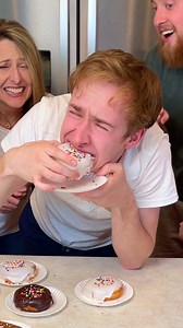 375K views · 5.5K reactions | Ranch Dressing Donut Roulette 藍 Family plays funny ranch dressing donut roulette prank game. Don't pick the donut filled with ranch dressing. This video was produced by Benson Crew, Network Media, and Benson Bros. | Paul & Kezzy | Facebook