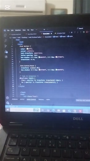 From Basic to Beautiful HTML Form CSS Magic!" #foryou #programming #htmlcss #style #minecraftshorts