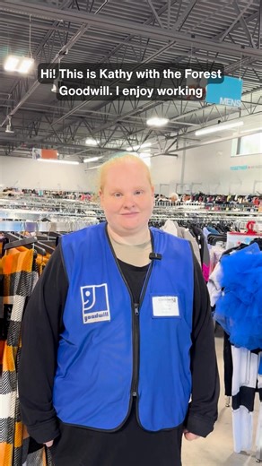 ✨ Meet Kathy! ✨ She’s a key part of our Forest Store Donation Center team and loves how she’s grown while working at Goodwill. 💙 Come shop with her and the rest of our spectacular Forest team today! 📍 19325 Forest Road, Lynchburg, VA 24502 #ForestVA #LynchburgVA #GoodwillValleys #GoodwillTeam #FindYourGood | Goodwill Industries of the Valleys