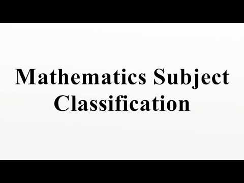 Mathematics Subject Classification
