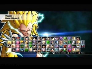 Dragon Ball Raging Blast 2- All Characters & Transformations