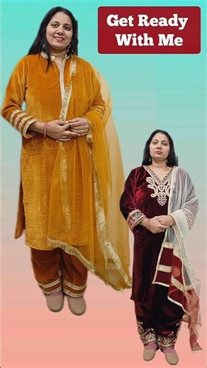 Get Ready With Me #ytshorts #ethnicwear #party