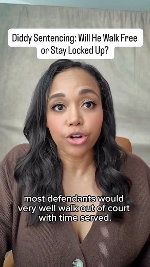 Judge Faith on Instagram: "Diddy Sentencing: defense is asking for just 14 months (nearly time served) while the prosecutors are pushing for 11+ years - watch this breakdown and let me know your thoughts below. 👇🏽 How much time do you think the judge will give Diddy?"