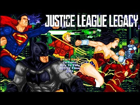 JUSTICE LEAGUE LEGACY (OpenBOR) (Gameplay - Commentary)